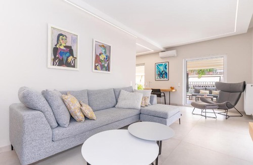 Kallithea Apartment | Sunny & Luxurious Penthouse with Terrace