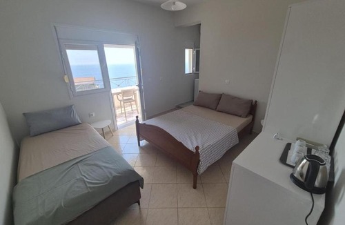 Dhermi Apartment | Sunset & Sea View