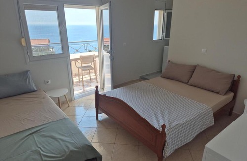 Dhermi Apartment | Sunset & Sea View