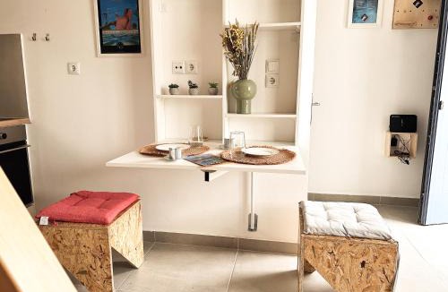 Lemnos House | Surf-themed stone house at Kalliopi
