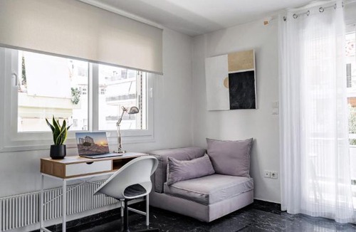 Palaio Faliro Apartment | The Black Marble - Sea View, 2BR, 2BA in Paleo Faliro