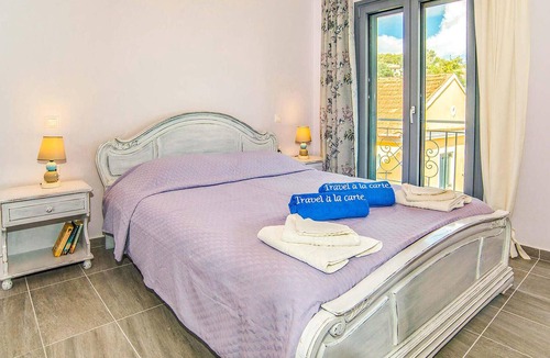 Longos Apartment | This recently renovated village house boasts magnificent views of the Ionian Sea.