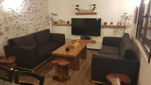 Avdou House | Traditional Timber Stone House