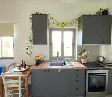 Dafni-Ymittos Apartment | Urban Garden Retreat, Acropolis View