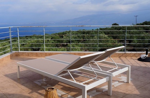West Mani House | Vacation home with incredible panoramic sea views, ideal for workation