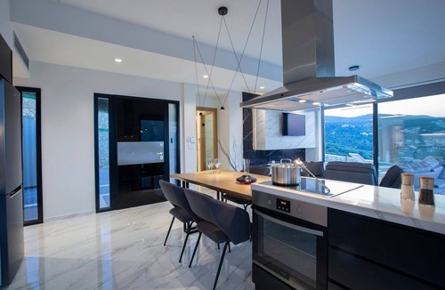 Lefkada Villa | Viila Dryope, Divine Sea & City Views, Infinity Pool, Furnished Terrace, Lefkada