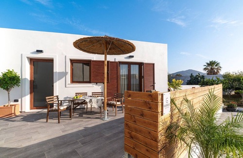 Kattavia Apartment | Viila Thalorien, Furnished Terrace, Rhodes