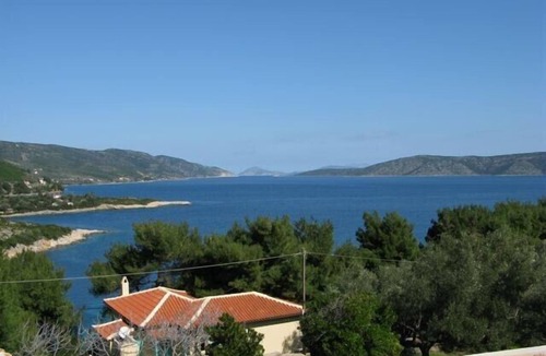 Agios Petros House | Vilavala: Perched High in the Pines Above a Secluded, Swimmable Cove