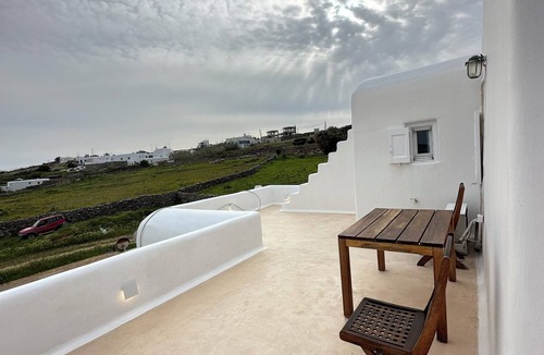 Mykonos Town Villa | Villa 140sqm 2floor in Marathi, 4 p, Sunset view, Private Parking