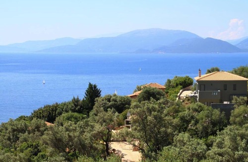 Sivota Villa | Villa Arkoudi - Enjoy panoramic ocean views from a serene mountain setting