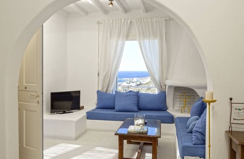 Agios Ioannis Villa | Villa Asimina - Sunset view - Private Pool - sleeps 14+