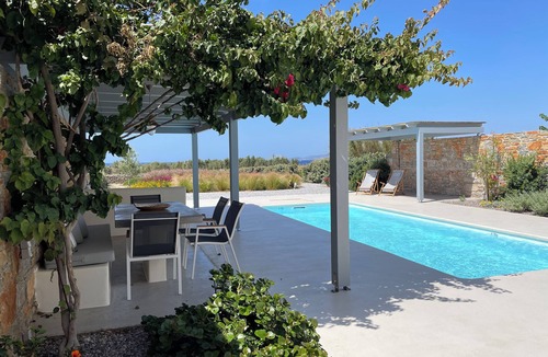 Naxos Villa | Villa Dione, private pool & seaview by Naxos Dunes