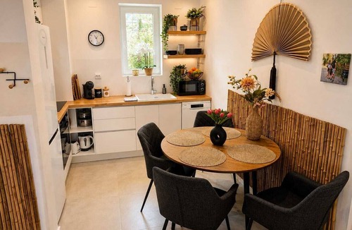 Agios Ioannis Apartment | Villa Irini Ocean View 2-bedroom apartment with AC in charming Fryni