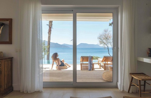 Pogonia Villa | Villa Madouri. Seafront villa with private pool