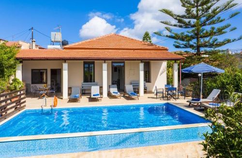 Kefalas Villa | Villa Maro Large Private Pool AC WiFi