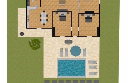 Kefalas Villa | Villa Maro Large Private Pool, A/C, WiFi