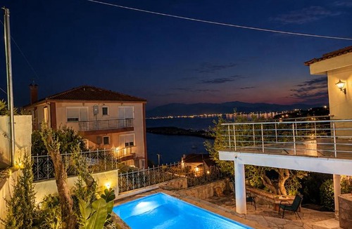 Volos Villa | Villa Sea View Complex with pool