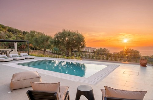 Antipata Villa | Villa Terrissa, Divine Sea Views, Private Pool, Furnished Terrace, Kefalonia