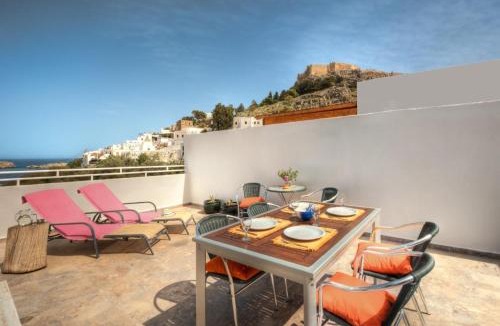 Lindos Villa | Villa Thalassa 1 2 Bedrooms With En-Suite Sea Views