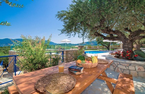 Porto Koukla Villa | Villa Vakis with breathtakig panoramic sea view.