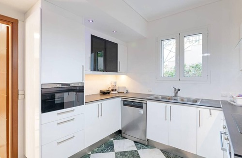 Saronida House | Villa with pool and magnificent ocean views half mile from sandy beach