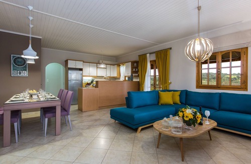 Adele Villa | Villas Lefkothea with Large Pool, Playground Area & Magnificent Views!