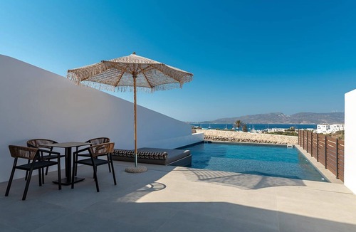 Adamas Apartment | Virellis Suite, Divine Sea Views, Private Pool, Furnished Terrace, Milos