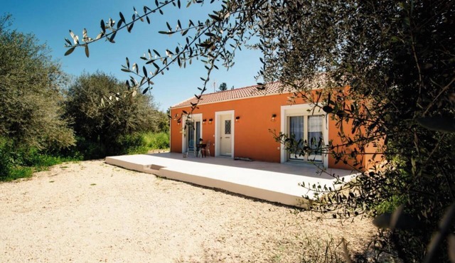 A holiday one bedroom home with all modern amenities, sun terrace and garden. in Molos