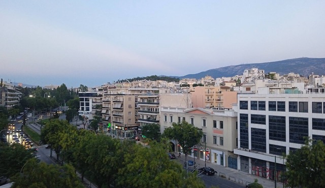 Acropolis studio with breathtaking city view