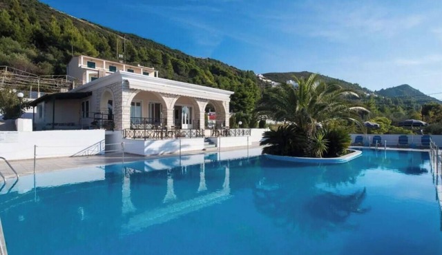 Apartment in a Hotel 'Sunset Premium Studio 9' with Sea View, Shared Pool, & Wi-Fi