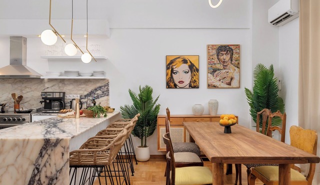 Athens City Views - 4BR Luxury w/Chef's Kitchen & Balconies