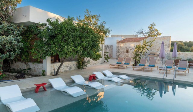 Authenticity and modern luxury combined together in the heart of Crete. in Orthes