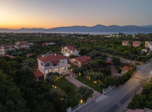 Azure Garden Retreat in Aigio