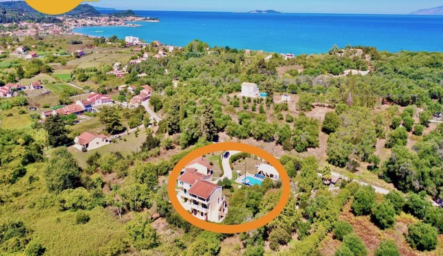 Beach Villa Pangea with private pool in Agios Ioannis