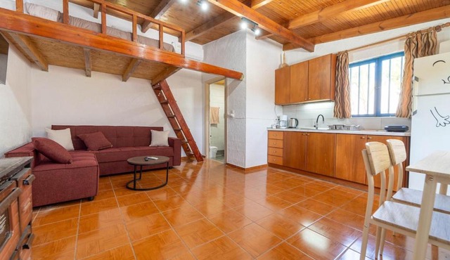 Charming Loft with Lovely Yard in Gázion