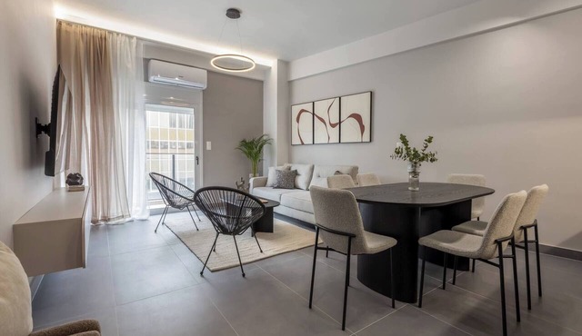 Charokopou3 - Elegant Urban Flat Near Center