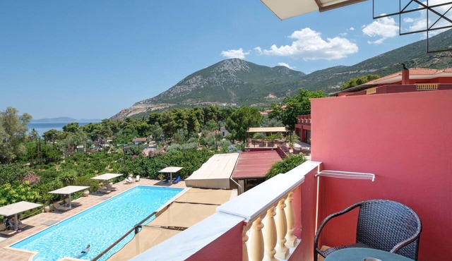 Classic Double Room at Hotel Aristotelis with Sea View and Balcony in Ancient Epidavros