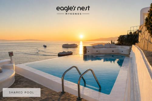 Eagles Nest Mykonos Suites & Apartments - Shared Pool & Jacuzzis
