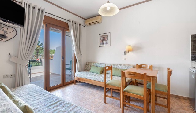 Family Beachfront Apartment with Sea View in Agia Galini, Crete in Agia Galini