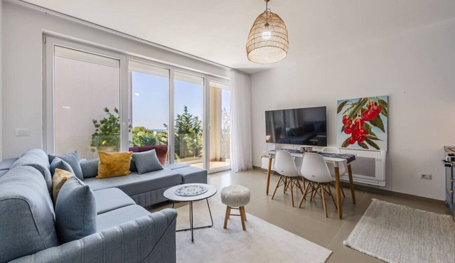 Golden Hour Balcony Apartment | Pool & Beach 100m by PikHost in Tale