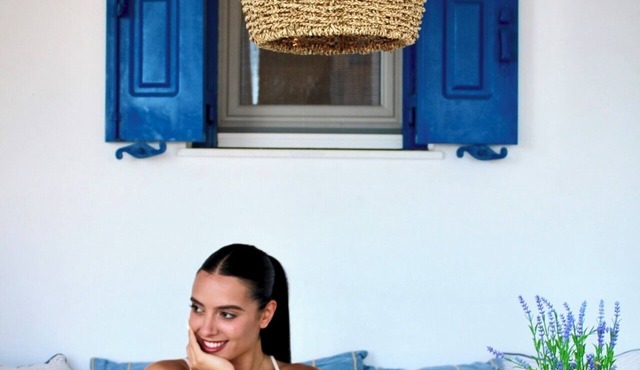 Escape to a beautifully decorated private apartment 150 meters from the sea. in Agios Ioannis Diakoftis MYKONOS