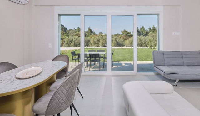 Halkidiki Villa with Private Garden | Peaceful Luxury Stay for 8 in Kassandra
