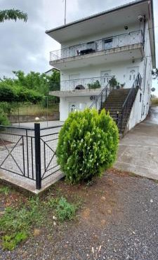Home garden and big parking
