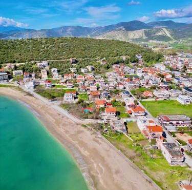 Karvali Blue Apartment mit 2 Schlafzimmern, Strandnähe & voll ausgestattet in Nea Karvali