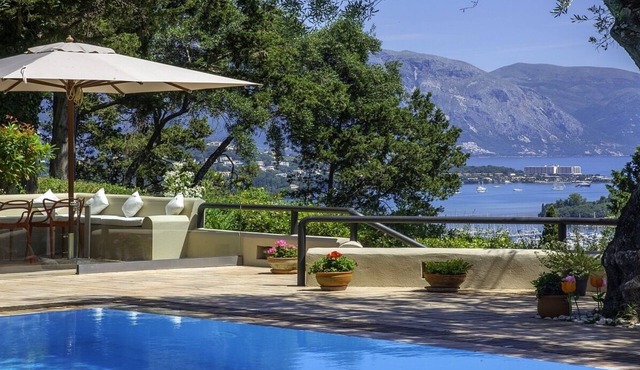 Luxurious 4 Bedroom Villa in an Idyllic Position with Heated Pool and Amazing 180⁰ Sea Views! in Gouvia