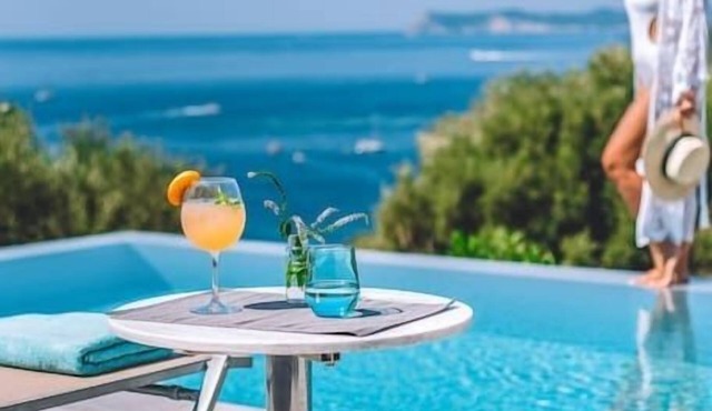 Luxury 3BR Villa Benedetta, Sivota, Ionian Coast, Privacy & Sea Views