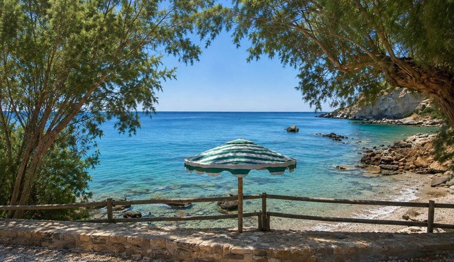 Luxury Seafront Villa Androniki | Private Beach Access