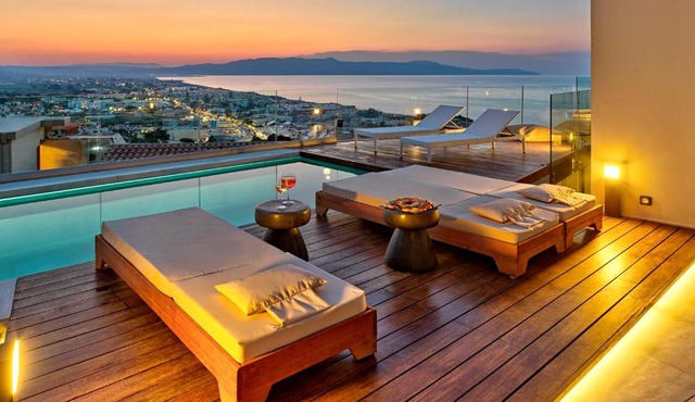 Olivea Slow Living Mountain View Apartment with Pool in Chania – Alectrona Living Crete in Platanias
