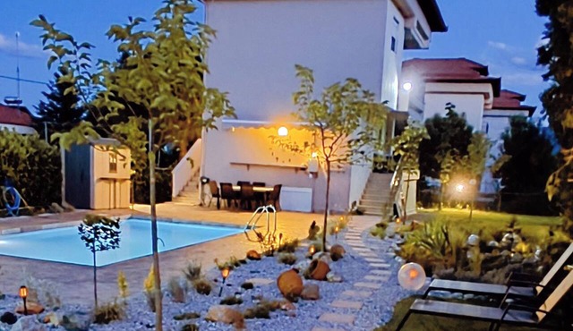 Plaka Litochoro -Pieria,Pool villa ,private property between sea & Olympus mount in Πλάκα