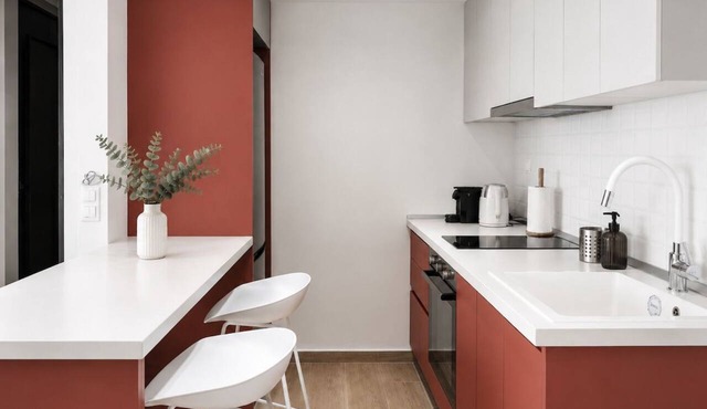 Quiet City Studio w/Kitchen near Ladadika in Thessaloniki